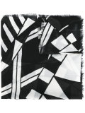 geometric pattern scarf