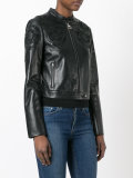 Baroque embroidered cropped jacket