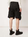 pleated detailing shorts