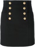 front button skirt
