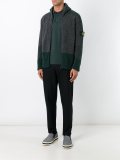 hooded zip-up jacket