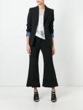lace cuff blazer