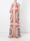 floral print asymmetric dress