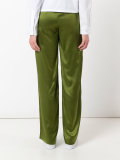 satin wide-leg trousers