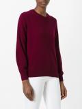 ribbed trim jumper