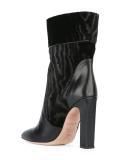 paneled ankle boots