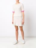 shortsleeved ribbed blouse