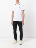 embroidered logo polo shirt