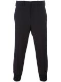 gathered ankle tailored trousers