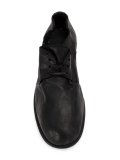 distressed derby shoes