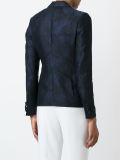 floral jacquard blazer