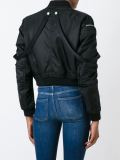 zip detail bomber jacket