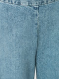 wide-leg cropped jeans