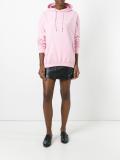 'think pink but don't wear it‘连帽衫