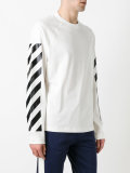 logo stripe jumper