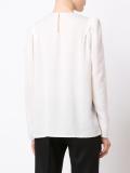 ruched neck blouse
