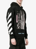 caravaggio printed hooded sweatshirt