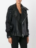 biker-style bomber jacket