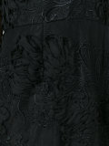 embroidered plunge gown 