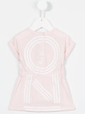 logo print dress
