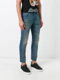 cropped slim-fit jeans