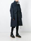 layered fishtail parka