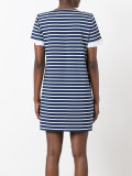 striped mini T-shirt dress