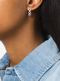 plain triple Honeycomb stud earrings