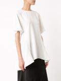 flared trim blouse