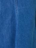 flared denim skirt