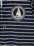 striped polo top overall