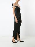 drape cocktail dress 