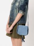 jacquard effect shoulder bag