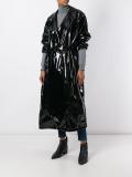 varnished raincoat