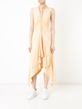 draped dress