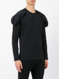 structured shoulder T-shirt