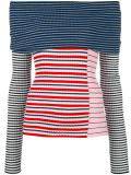 striped knit top 
