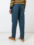 straight leg tailored trousers