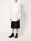 pleated short wide leg trousers
