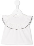 ruffle trim top