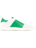 contrast panel sneakers