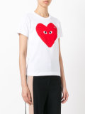 heart print T-shirt 