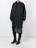 long length bomber jacket