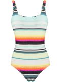 striped swimsuit