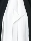 bow detail pleated dress