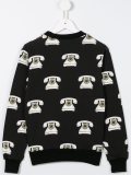 phone print sweatshirt