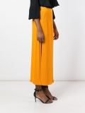 pleated long skirt