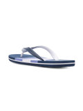 logo print flip flops 