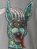 rabbit print T-shirt 