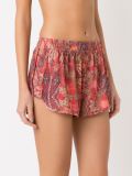 abstract print shorts